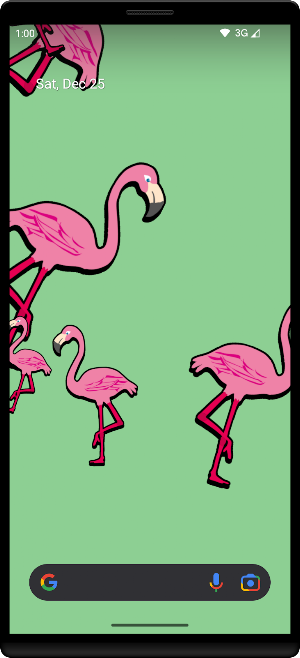 Flamingos Live Wallpaper Screenshot 1