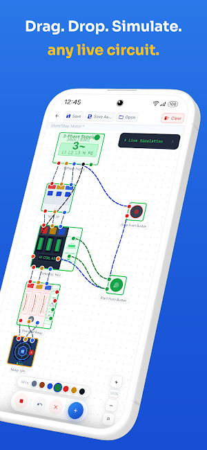 E-Light: Circuit Simulator Screenshot 1