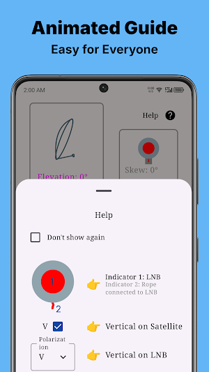 Satellite Finder (Selective) Screenshot 3