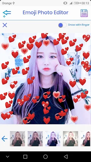 Emoji Photo Editor 💙 (Emoji & Crown Heart Emoji) Screenshot 2