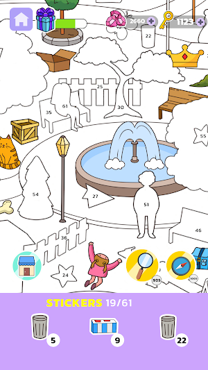 Sticker By Number: Puzzle Book Screenshot 0