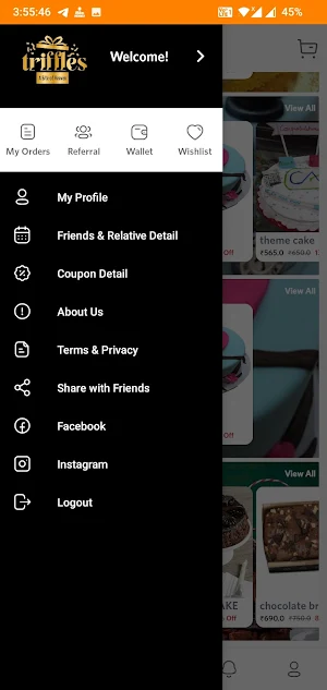 Triffles -Online Food Delivery Screenshot 2