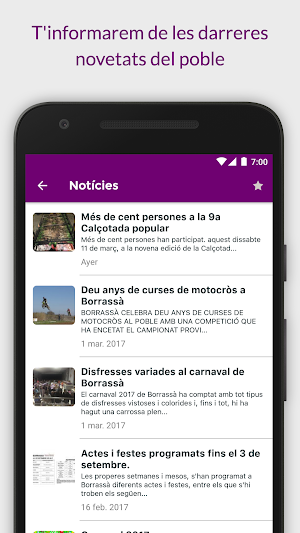 Ajuntament de Borrassà Screenshot 1
