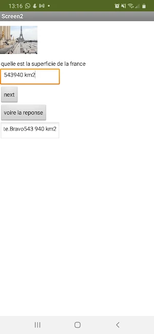 Quiz de la france Screenshot 2