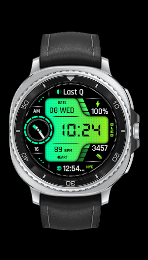 Oled - Digital v8 | watch face Screenshot 0