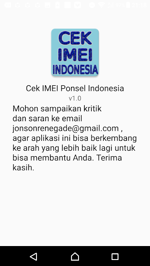 Cek IMEI Ponsel Indonesia Screenshot 3