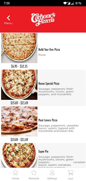 Carbone’s Pizzeria Screenshot 3