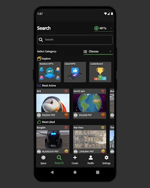 Greenspace - NFT Marketplace Screenshot 1