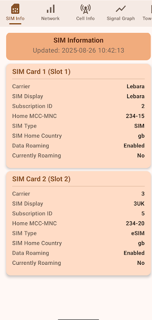 CellInfo Screenshot 0