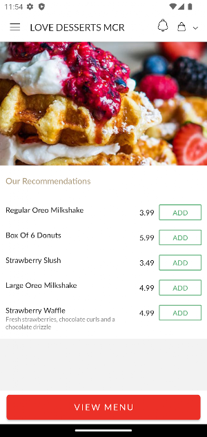 LOVE DESSERTS MCR Screenshot 1