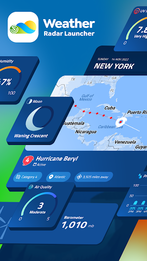Live Weather Radar Launcher Screenshot 0