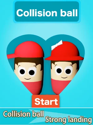 Collision ball-3D color ball rolling bump games Screenshot 3
