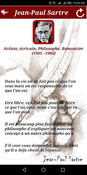 Citation De Jean-Paul Sartre Screenshot 1