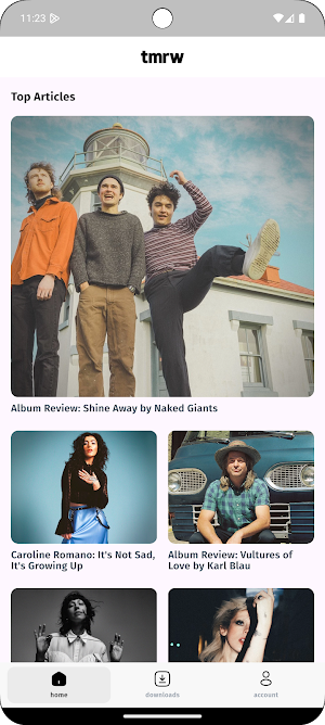 TMRWMAGAZINE Screenshot 0