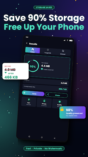 Photo Compressor: Reduce Size Screenshot 3