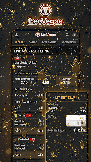 LeoVegas Screenshot 2