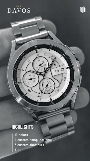 S4U Davos - Classic watch face Screenshot 1