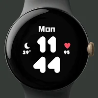Black Simple Watch Face