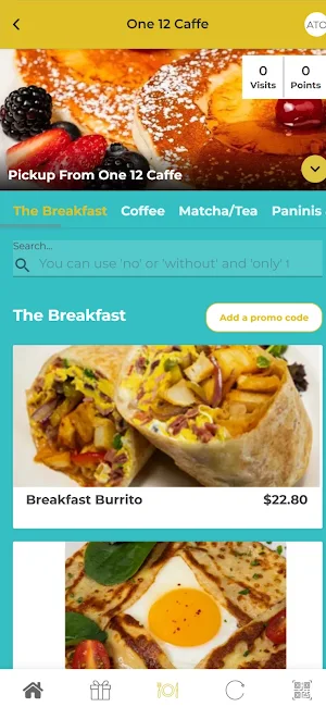 One 12 Caffe Screenshot 2