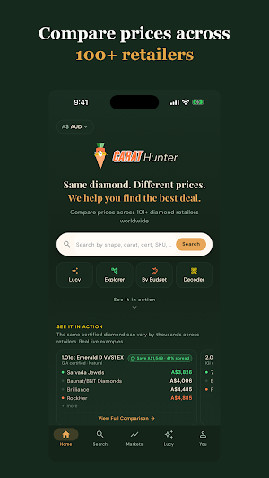 Carat Hunter: Diamond Prices Screenshot 0