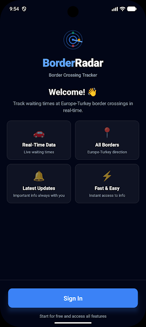 Border Radar Screenshot 0