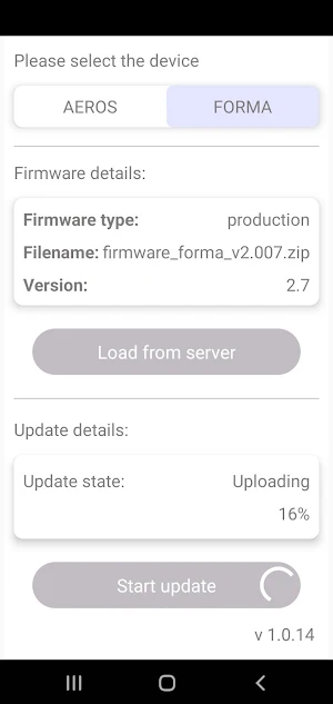 Streamlines Firmware Updater Screenshot 1