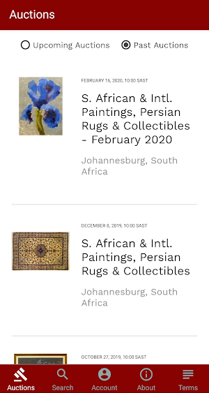 5th Avenue Auctioneers Live Bidding Screenshot 2