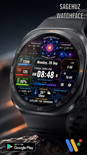 A165 quantum watch face Screenshot 3