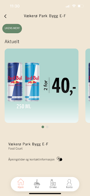 Food Court Norge Screenshot 0