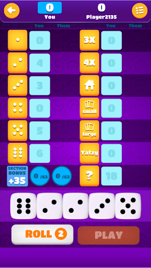 Yatzy Dice Game Challenge Screenshot 0
