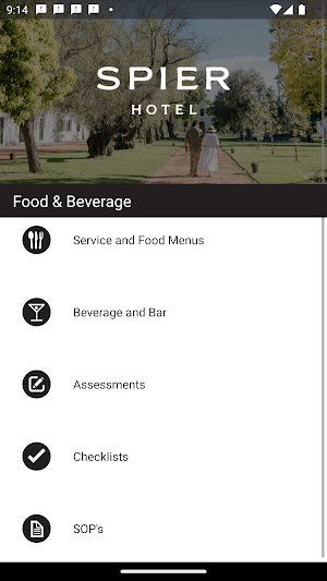 Spier Hotel Screenshot 2