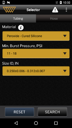Tubing & Hose Selector Screenshot 0