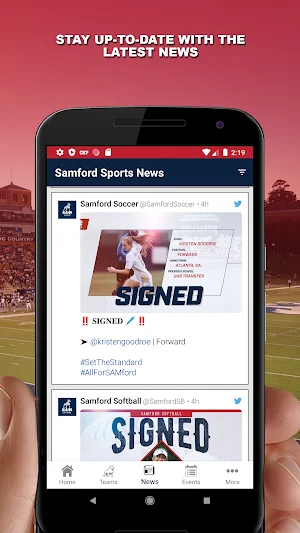 Samford Sports Screenshot 3