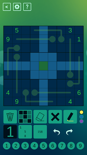 Thermo Sudoku Screenshot 2