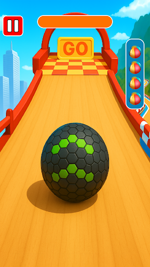 Rolling Going 3D Ball Game Screenshot 3