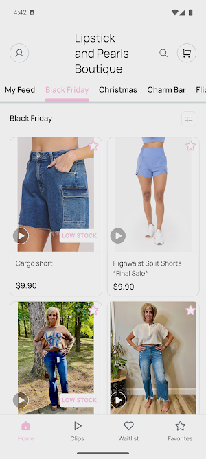 Lipstick and Pearls Boutique Screenshot 0