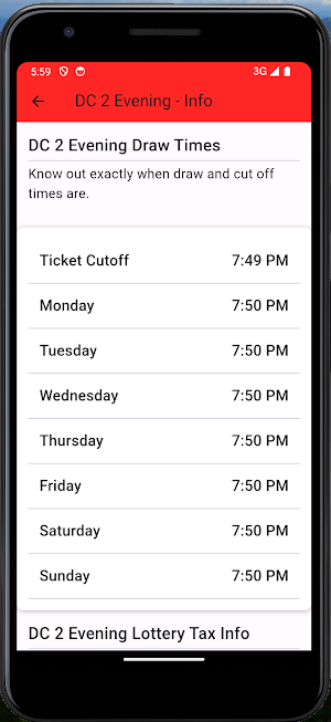 District Of Columbia Lottery Screenshot 2