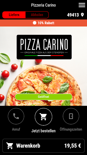 Pizzeria Carino Screenshot 0