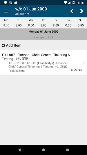 Deltek PIM Timesheets Screenshot 0