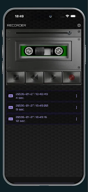 Voice Recorder - Retro Tape Screenshot 3