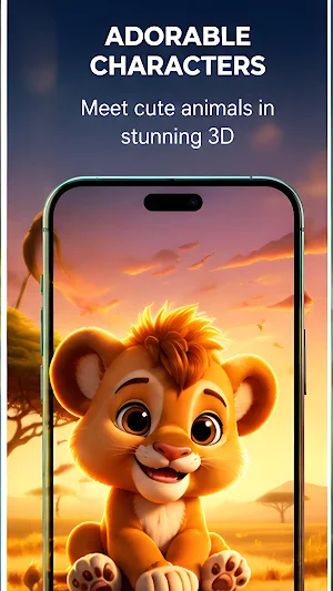 Kawaii Animals 3D Wallpapers Screenshot 1