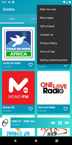 Zambia radios online Screenshot 1