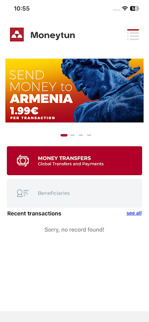 Moneytun Europe Screenshot 1