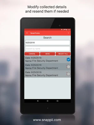 Fire Inspection Screenshot 2