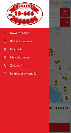 Taxi Szóstki Płock Screenshot 0