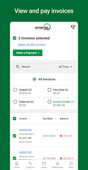Emerge Ag Solutions Connect Screenshot 2