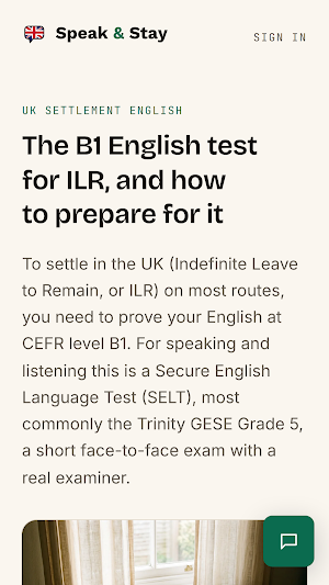 Speak & Stay: B1 English Test Screenshot 3