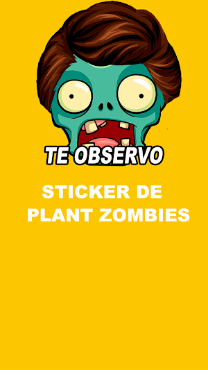 Stickers Plant Zombies Screenshot 0