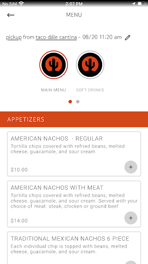 Taco Dále Cantina Screenshot 2