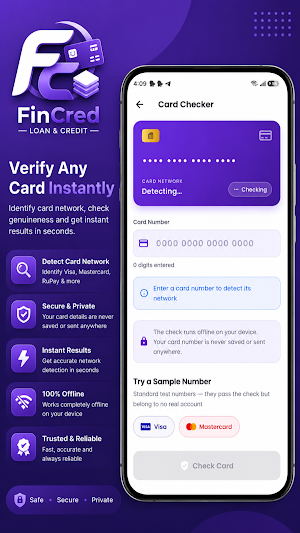 FinCred: Card Checker Screenshot 1